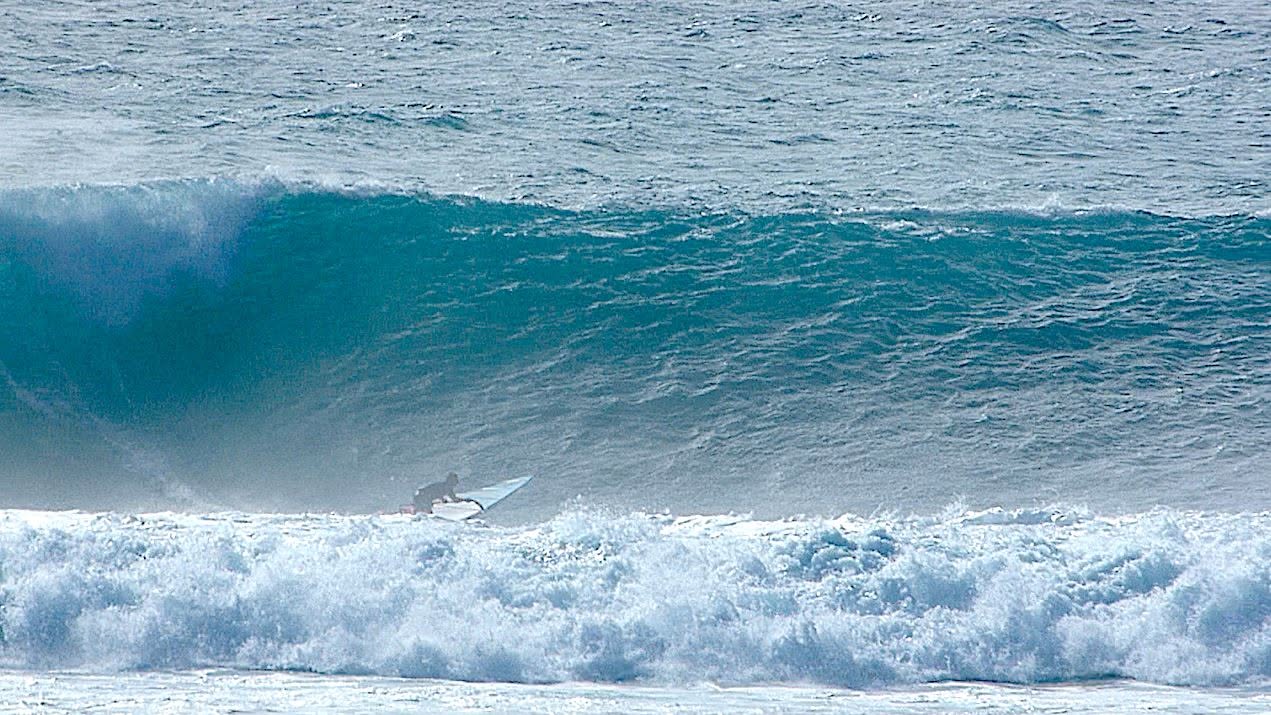 Windsurfing at Gnaraloo, Western Australia