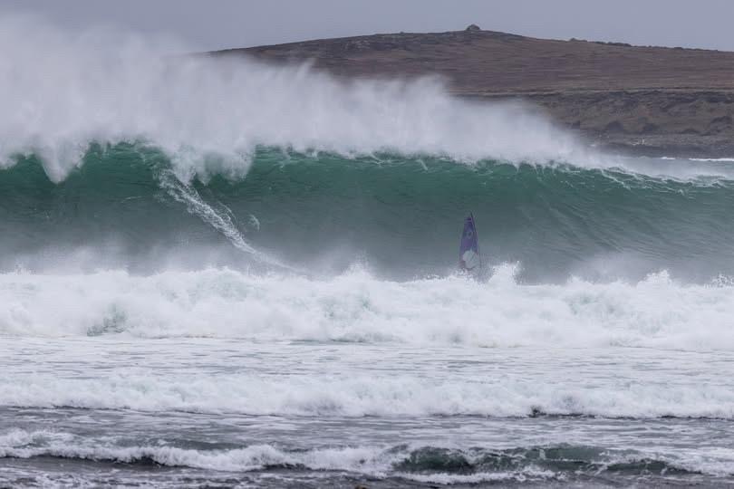 Windsurfing off the west coast of Ireland