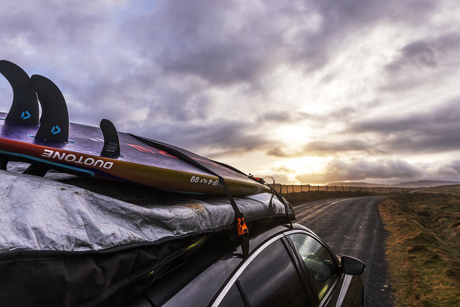 Guiding a rider on the road to a session